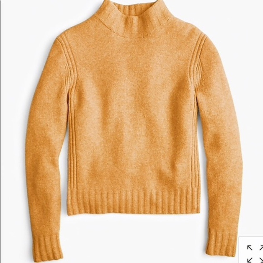 Mustard Yellow Mockneck Sweater